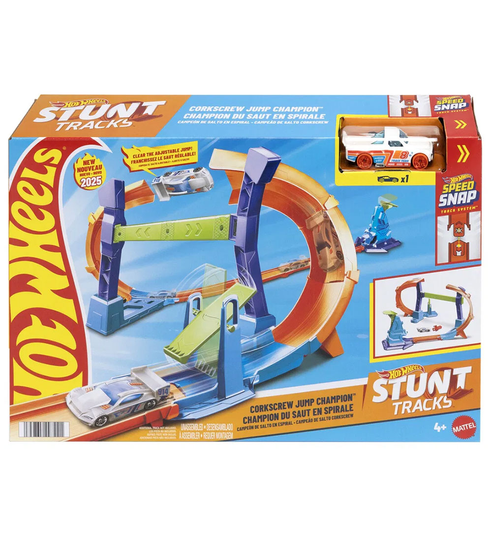 Hot Wheels Autospur - Stunt-Tracks - Korkenziehersprung Champion - Hot Wheels - One Size - Autospur