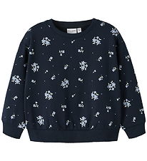 Name It Sweatshirt - NmfViloui - Navy Blazer/Blossom Name It Sweatshirt - NmfViloui - Navy Blazer/Blossom