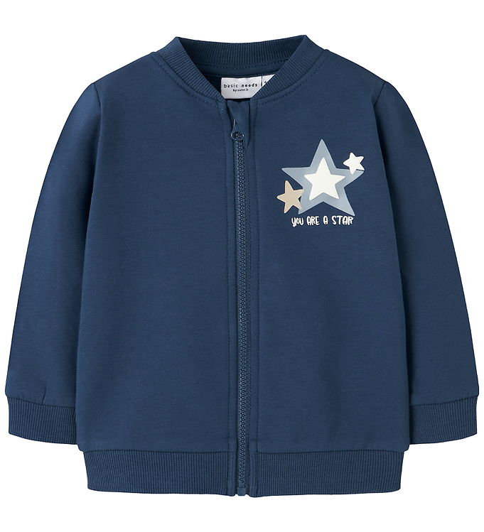 Name It Cardigan - NbmVonne - Insignia Blue/Stars