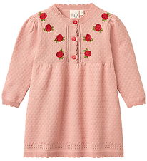 Flöss Kjole - Aya - Strik - Warm Pink Flöss Kjole - Aya - Strik - Warm Pink
