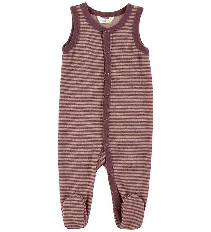 Joha Sparkedragt - Uld - Rose m. Striber