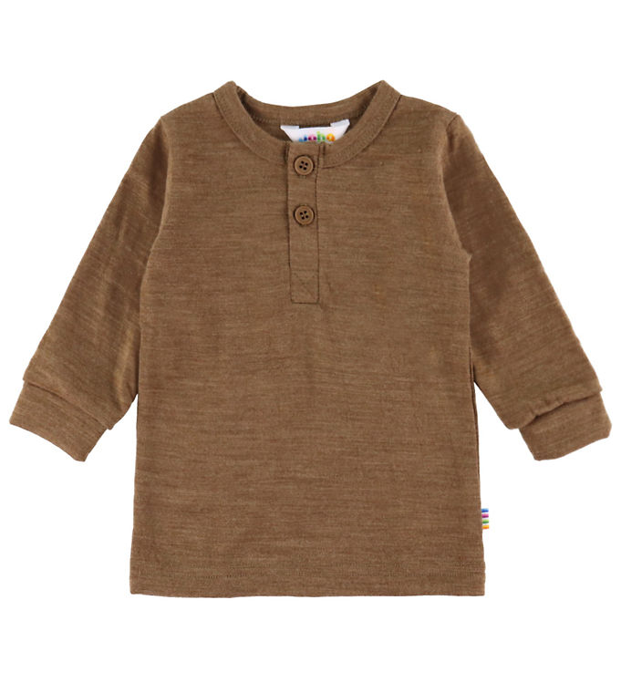 Joha Bluse - Uld - Varm Brun
