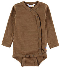 Joha Slå-Om Body l/æ - Uld - Varm Brun Joha Slå-Om Body l/æ - Uld - Varm Brun