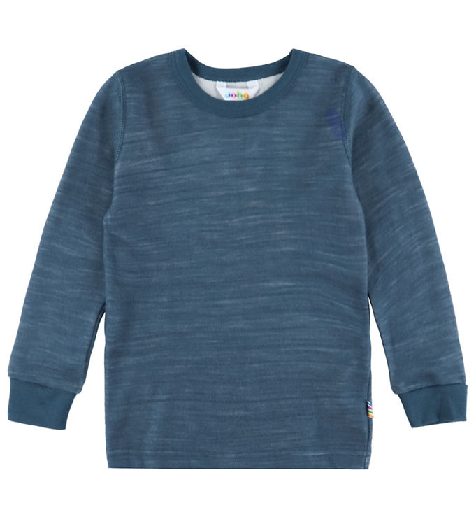 Joha Bluse - Uld/Bambus - Dark Denim