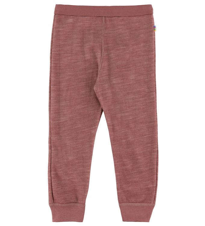 Joha Leggings - Uld/Bambus - Mørk Rose