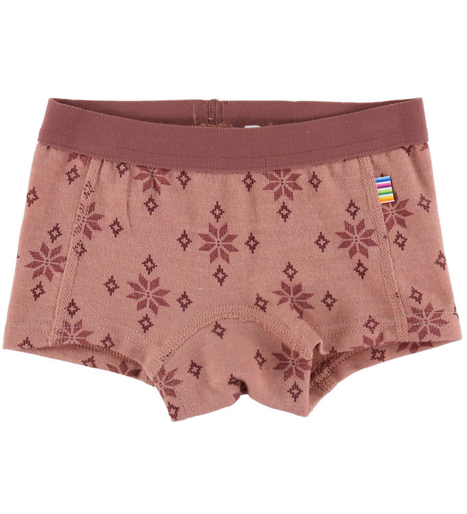 Joha Hipsters - Uld/Bomuld - Rose m. Snefnug