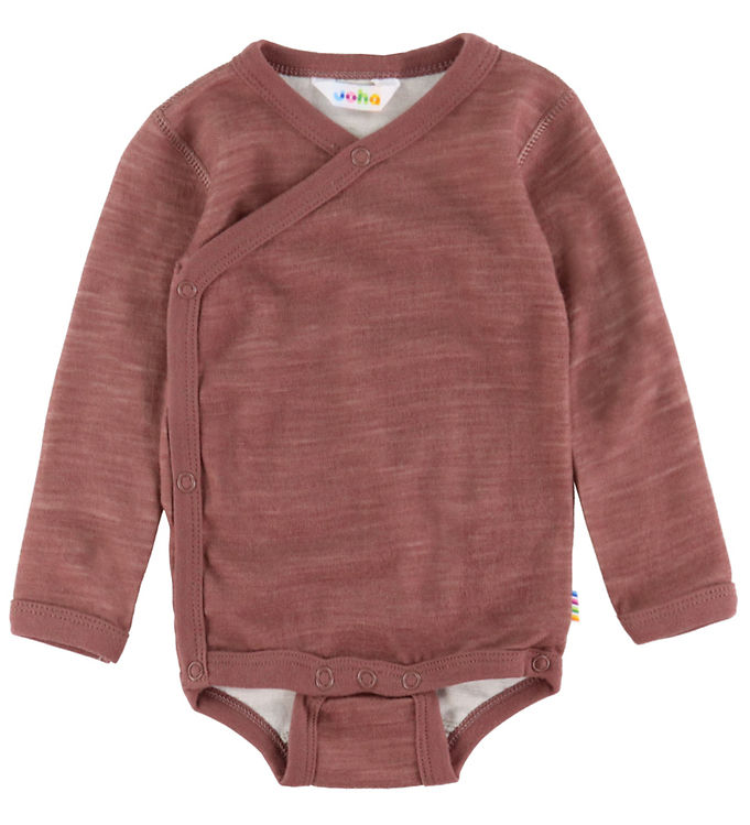 Joha Slå-om Body l/æ - Uld/Bambus - Mørk Rose