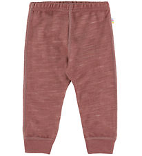 Joha Leggings - Uld/Bambus - Mørk Rose Joha Leggings - Uld/Bambus - Mørk Rose