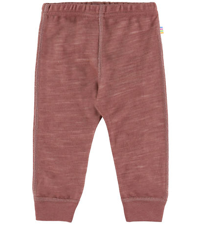 Joha Leggings - Uld/Bambus - Mørk Rose