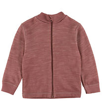 Joha Cardigan - Uld/Bambus - Mørk Rose Joha Cardigan - Uld/Bambus - Mørk Rose