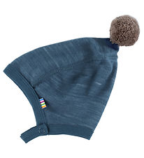 Joha Babyhjelm - Uld/Bambus - Dark Denim Joha Babyhjelm - Uld/Bambus - Dark Denim