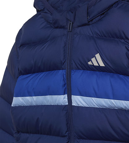 adidas Performance Dynejakke - Dark Blue/Royal Blue/Glow Blue
