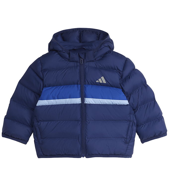 adidas Performance Dynejakke - Dark Blue/Royal Blue/Glow Blue