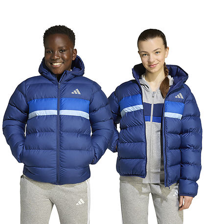 adidas Performance Dynejakke - Dark Blue/Royal Blue/Glow Blue
