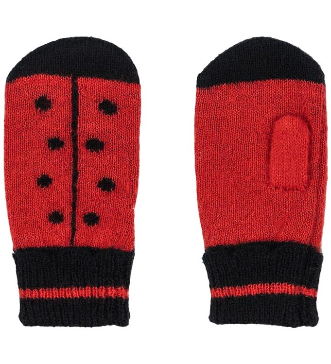 Konges Sløjd Luffer – Uld/Polyester – Strik – Ladybug – Barbados