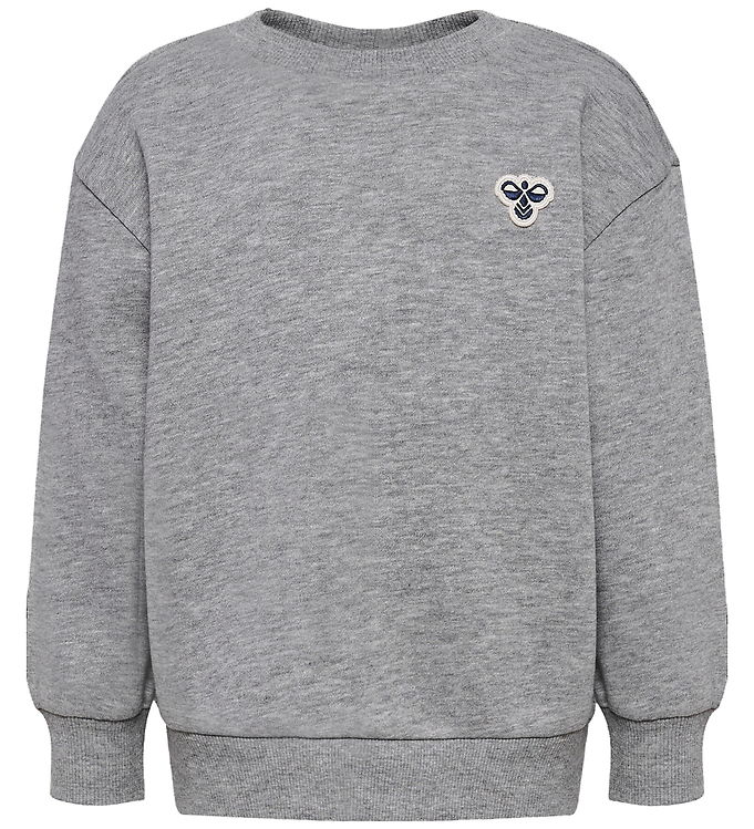 Hummel Sweatshirt - HmlMini Bee - Gråmeleret