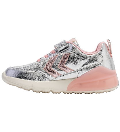 Hummel Sko m. Lys - Daylight Glitter JR - Silver