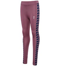 Hummel Leggings - HmlJR Mix - Wistful Mauve Hummel Leggings - HmlJR Mix - Wistful Mauve