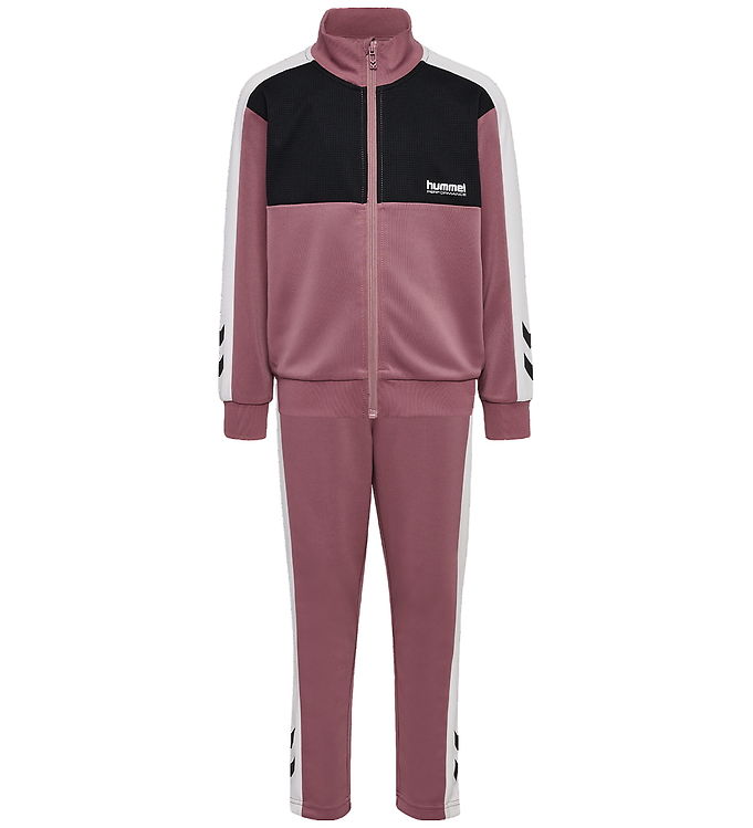 Hummel Træningssæt - HmlJR Colorblock - Wistful Mauve