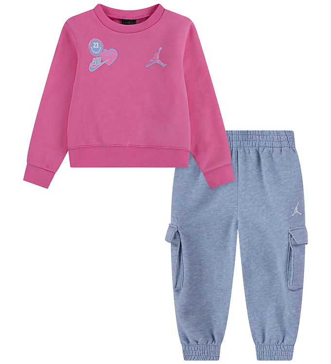 Jordan Sweatsæt - Cobalt Bliss Heather