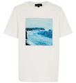 Emporio Armani T-shirt - Off White m. Print Emporio Armani T-shirt - Off White m. Print