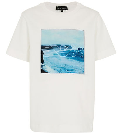 Emporio Armani T-shirt - Off White m. Print