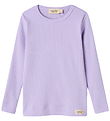 MarMar Bluse - Rib - Plain - Soft Lavender MarMar Bluse - Rib - Plain - Soft Lavender