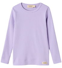 MarMar Bluse - Rib - Plain - Soft Lavender MarMar Bluse - Rib - Plain - Soft Lavender