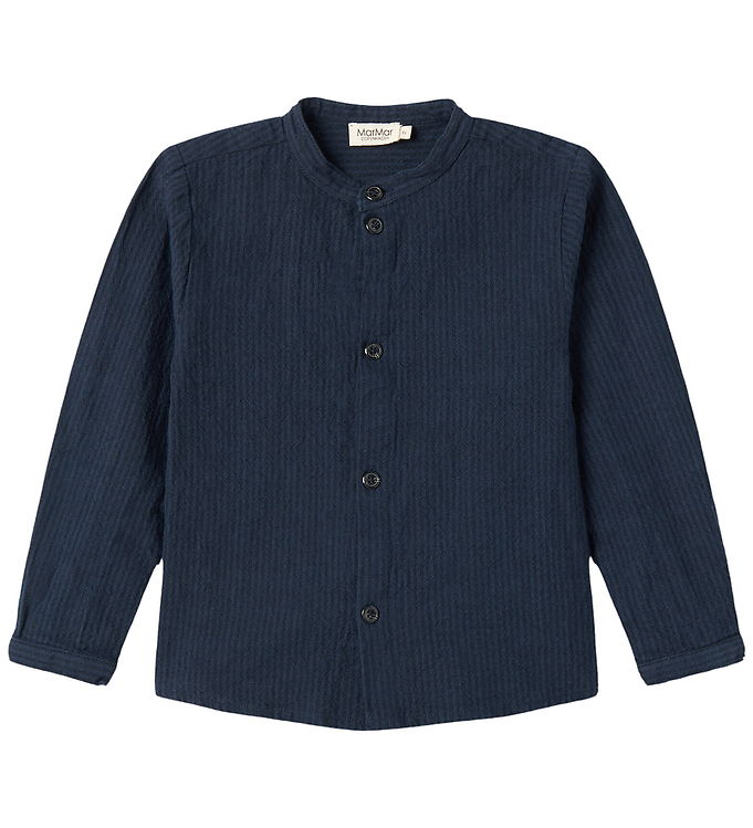 MarMar Skjorte - Torben - Dark Blue Stripe