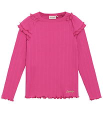 Minymo Bluse - Rib - Fuchsia Fedora Minymo Bluse - Rib - Fuchsia Fedora