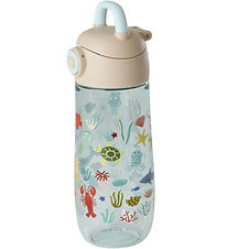 Rice Drikkedunk - 550 ml - Ocean Print - Blå