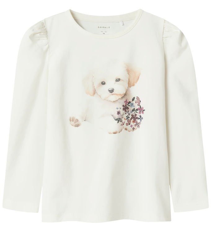 Name It Bluse - NmfNinea - Cloud Dancer