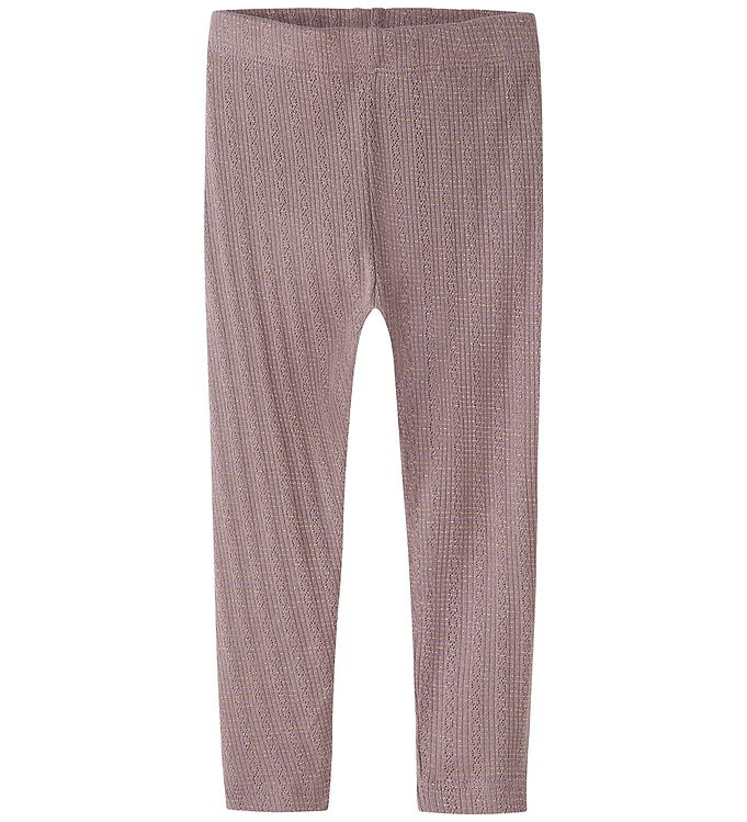 Name It Mini Leggings Toadstool Med Glimmerstruktur - Str. 2y 92cm