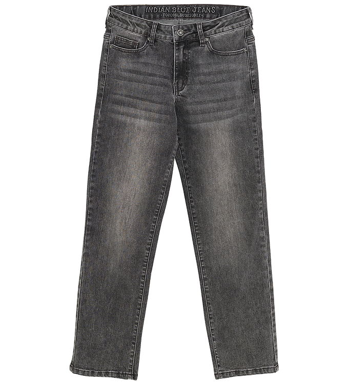 Indian Blue Jeans Jeans - Wide Loose Fit - Dark Grey Denim
