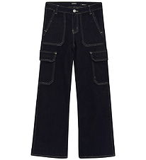 Indian Blue Jeans Jeans - Wide Fit - Dark Blue Denim Indian Blue Jeans Jeans - Wide Fit - Dark Blue Denim