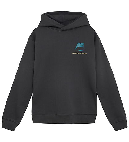 Indian Blue Jeans Hættetrøje - Phantom m. Print