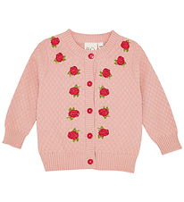 Flöss Cardigan - Strik - Aya - Warm Pink Flöss Cardigan - Strik - Aya - Warm Pink