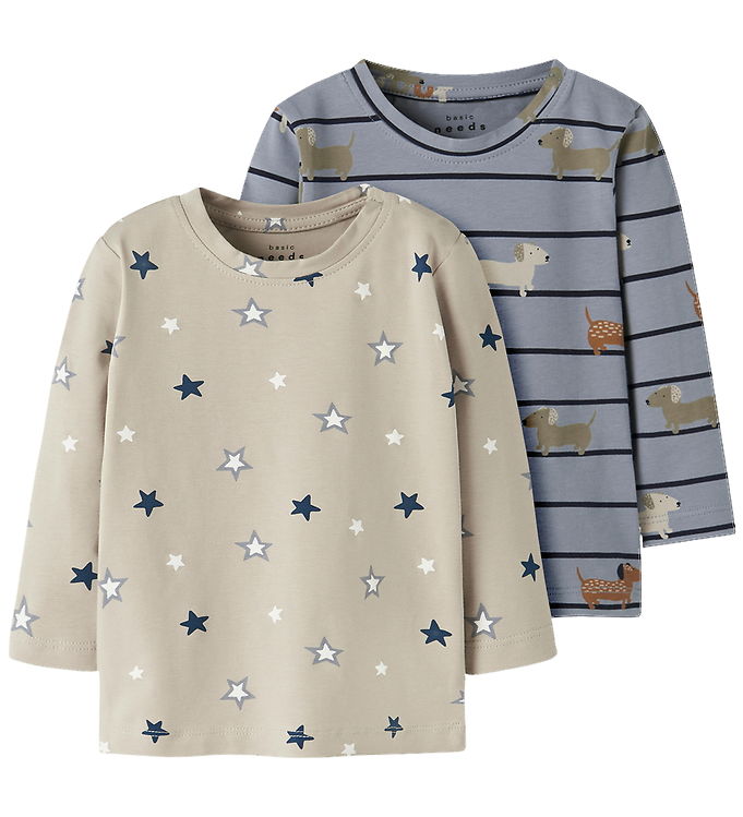 Name It Bluse - 2-pak - NbmVacion - Tradewinds/Island Fossil