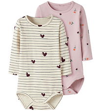 Name It Body l/æ - 2-pak - Summer Sand/Burnished Lilac Name It Body l/æ - 2-pak - Summer Sand/Burnished Lilac
