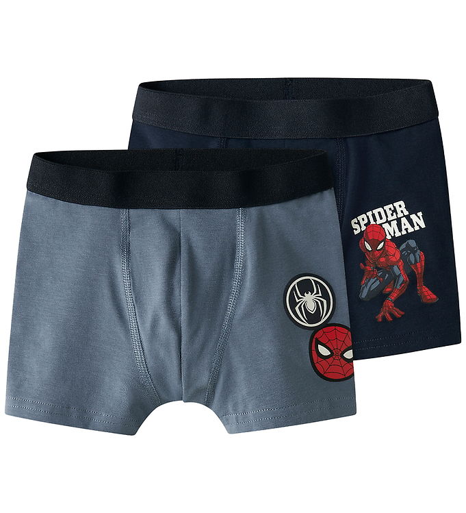 Name It Boxershorts - 2-pak - NmmOvile Spiderman - Navy Blazer