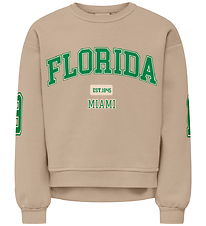 Kids Only Sweatshirt - KogVictory - Humus/Florida/Medium Green Kids Only Sweatshirt - KogVictory - Humus/Florida/Medium Green