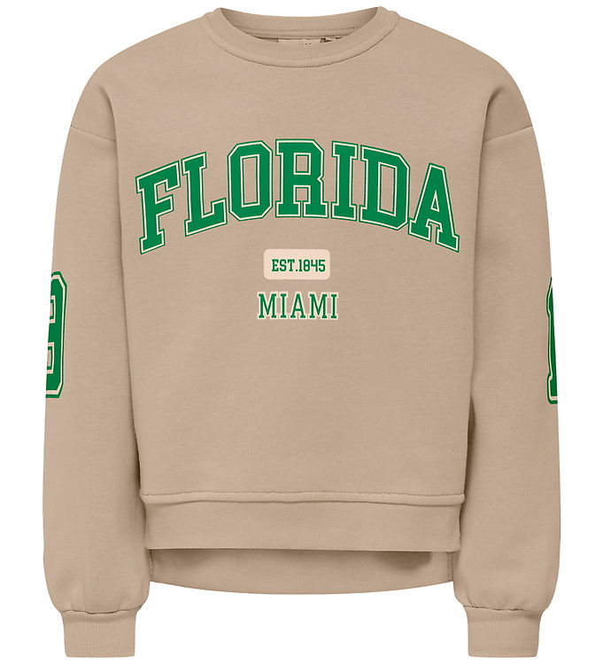 Kids Only Sweatshirt - KogVictory - Humus/Florida/Medium Green