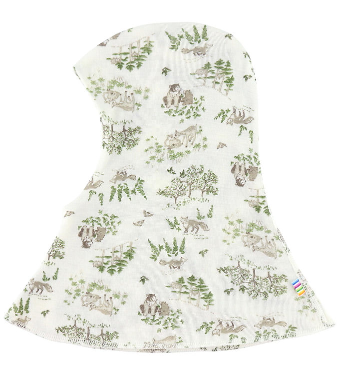 Joha Elefanthue - Uld/Silke - 2-lags - Off White m. Træer