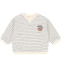 Konges Sløjd Sweatshirt - Amio - Captains Blue/Antique White Konges Sløjd Sweatshirt - Amio - Captains Blue/Antique White