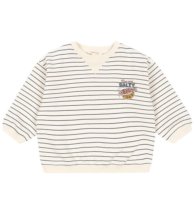 Konges Sløjd Sweatshirt - Amio - Captains Blue/Antique White