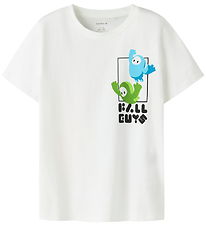 Name It T-shirt - NkmAbner FallGuys - Bright White Name It T-shirt - NkmAbner FallGuys - Bright White