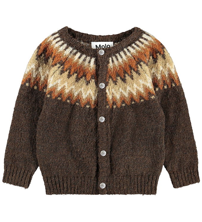 Molo Cardigan - Strik - Uld - Bay - Browns