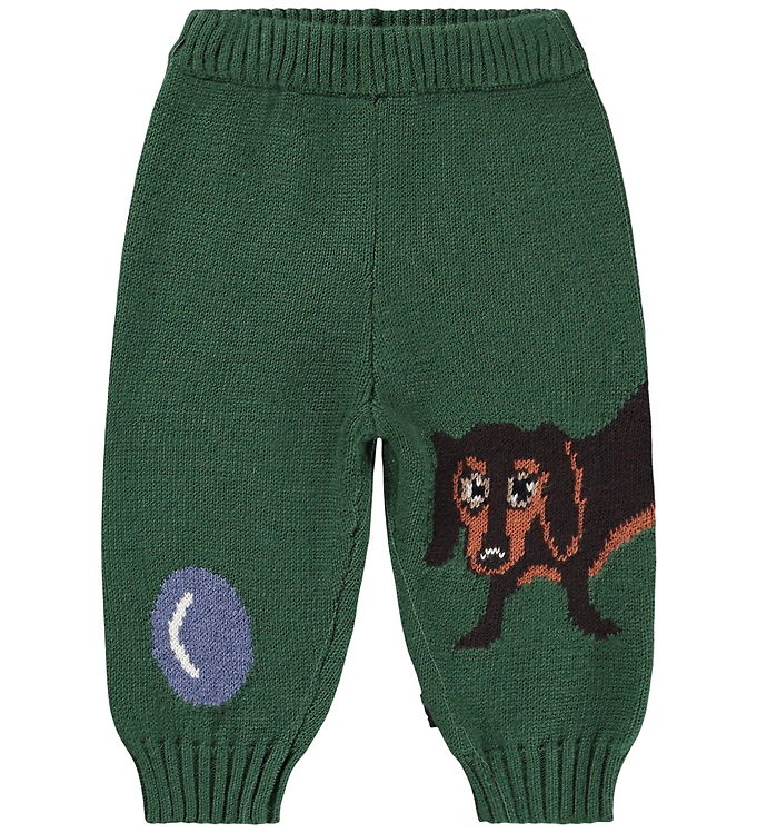 Molo Bukser - Strik - Uld/bomuld - Dachs Puppy