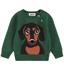 Molo Bluse - Strik - Uld/Bomuld - Dachs Puppy Molo Bluse - Strik - Uld/Bomuld - Dachs Puppy