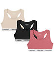 Calvin Klein Toppe - 3-pak - Brandied Apricot/Whitecap Gray/Sort Calvin Klein Toppe - 3-pak - Brandied Apricot/Whitecap Gray/Sort